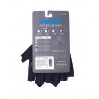 Перчатки для фитнеса WG-103, черный/светоотражающий